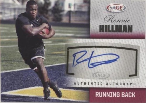 2012 SAGE Autographed Ronnie Hillman #A22