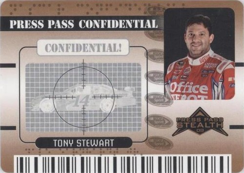 2009 Press Pass Stealth - Tony Stewart #PC 19