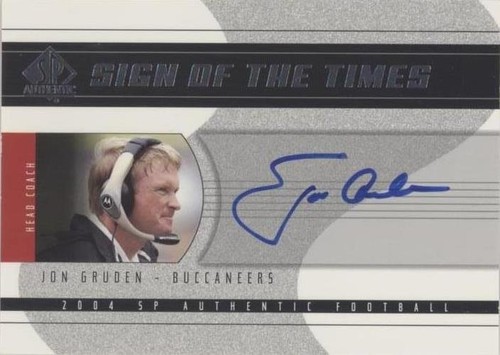 2004 SP Authentic Jon Gruden #SOT-JG