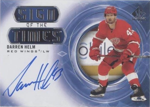 2020-21 SP Authentic - Darren Helm #SOTT-HE