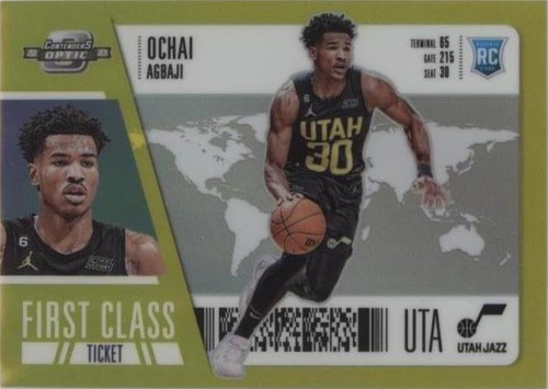 2022-23 optic rated rookie lime green ochai agbaji #205 012/149 | eBay