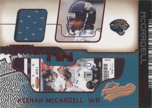 2002 Fleer Authentix Keenan McCardell #JA-KM