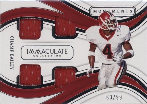 2023 Panini Immaculate Collection Collegiate Champ Bailey #IM-CB