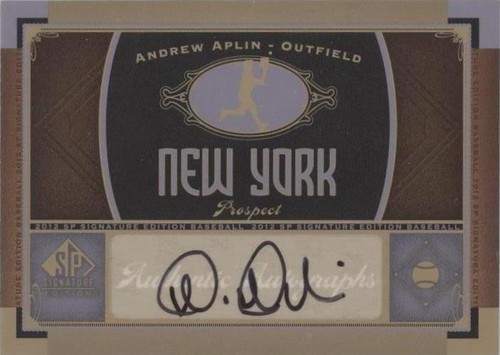 2012 SP Signature Edition - Andrew Aplin #NYY 19