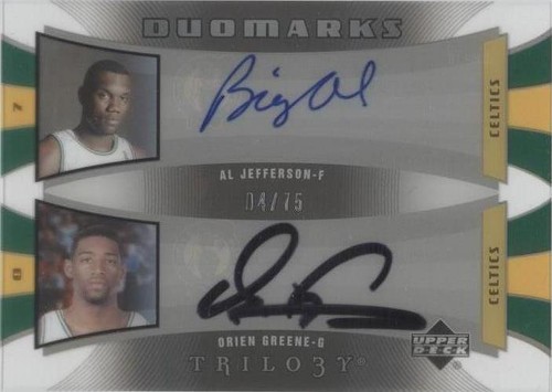 2005-06 Upper Deck Trilogy - Al Jefferson/Orien Greene #DM-JG
