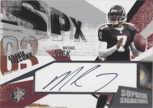 2003 SPx Michael Vick #SS-MV