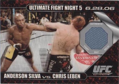 2009 Topps UFC Round 1 - Anderson Silva Chris Leben #DM-SL