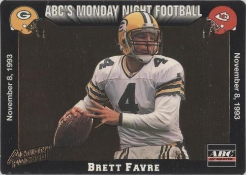 1993 Action Packed Monday Night Football Football Trading Cards