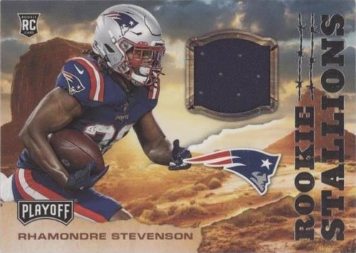 2021 Panini Playoff Rhamondre Stevenson #RS-RST