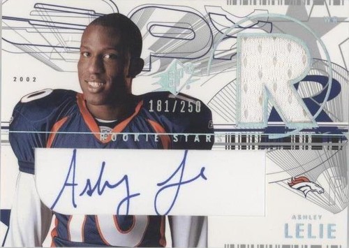 2002 SPx Ashley Lelie #177