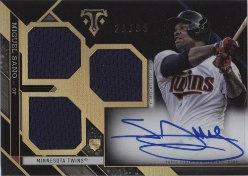 2016 Topps Triple Threads - Miguel Sanó #RFP-MS