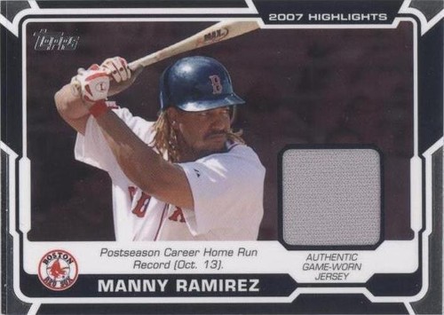2008 Topps - Manny Ramirez #HR-MR