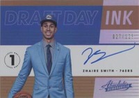 2018-19 Panini Absolute Memorabilia - Zhaire Smith #DD-ZSM
