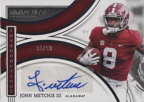 2022 Panini Immaculate Collection Collegiate John Metchie III #II-JME