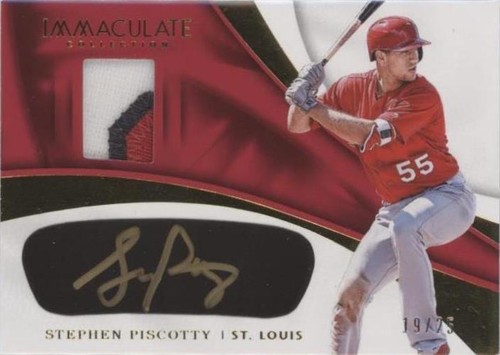 2017 Panini Immaculate Collection - Stephen Piscotty #EBMS-SP
