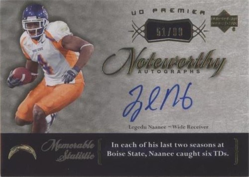2007 UD Premier Legedu Naanee #N-LN