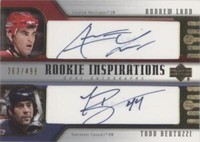 2005-06 Upper Deck Rookie Update - Andrew Ladd Todd Bertuzzi #261