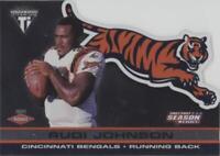 2001 Pacific Private Stock Titanium Postseason Rudi Johnson #P20