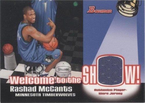 2005-06 Bowman Draft Picks & Prospects - Rashad McCants #WSR-RM