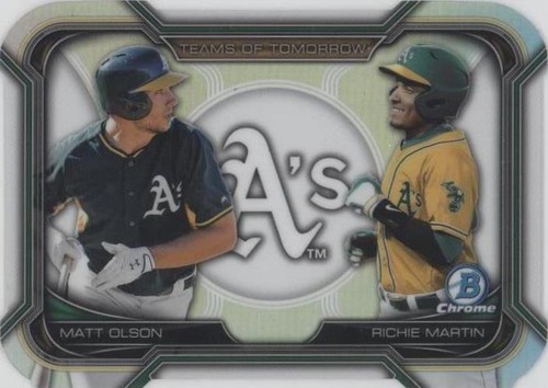 2015 Bowman Draft - Matt Olson Richie Martin #TDC-18