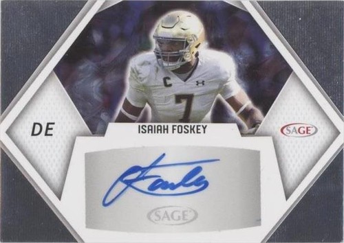 2023 SAGE High Series Isaiah Foskey #A-IF