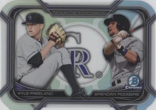 2015 Bowman Draft - Brendan Rodgers Kyle Freeland #TDC-3