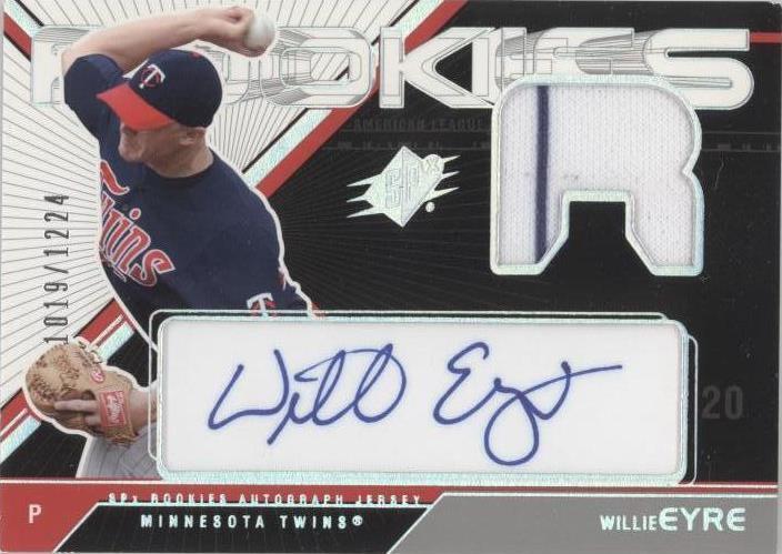2003 SPx - Willie Eyre #163