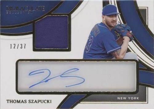 2022 Panini Immaculate Collection - Thomas Szapucki #ICP-SZ