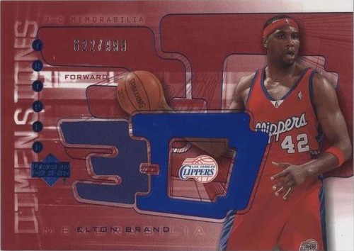 2003-04 Upper Deck Triple Dimensions - Elton Brand #3DW29