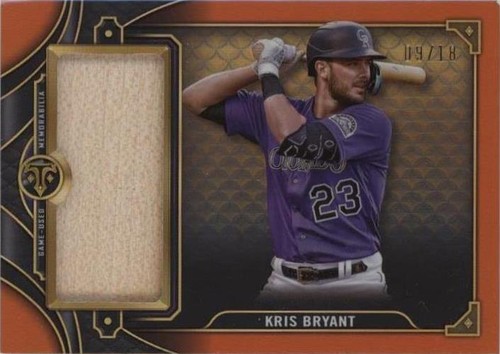 2022 Topps Triple Threads - Kris Bryant #SJR3-KB1