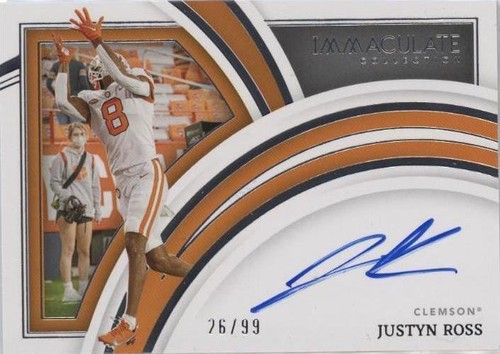 2022 Panini Immaculate Collection Collegiate Justyn Ross #RA-JRO