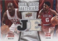 2009-10 Upper Deck - Michael Jordan/Julius Erving #DG-JE