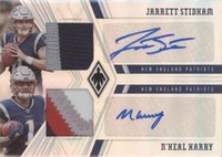 2019 Panini Phoenix Jarrett Stidham N'Keal Harry #DPA-NE