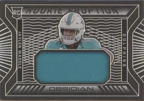 2021 Panini Obsidian Jaylen Waddle #RE-JW