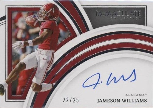 2022 Panini Immaculate Collection Collegiate Jameson Williams #RA-JWI