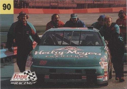 1993 Pro Set Finish Line - Bobby Hillin Jr. #145