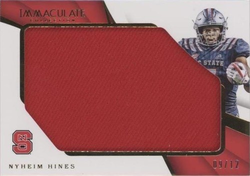 2018 Panini Immaculate Collection Collegiate Nyheim Hines #22