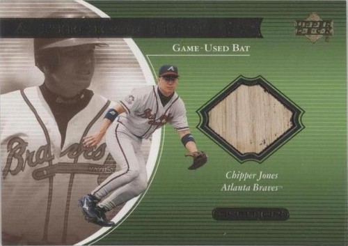 2001 Upper Deck Ovation - Chipper Jones #CJ