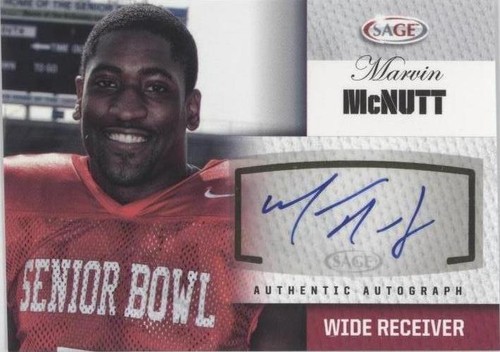 2012 SAGE Autographed Marvin McNutt #A33