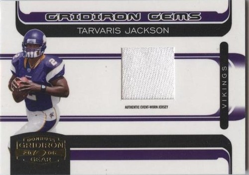 2006 Donruss Gridiron Gear Tarvaris Jackson #229
