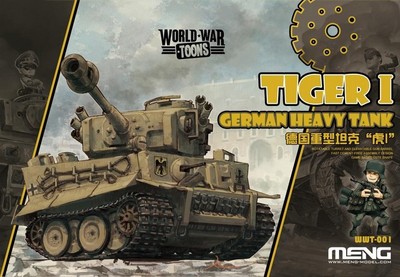 Meng Model WWT-001 German Heavy Tank Tiger I (Q Edition) Cute Free Fast Shipping