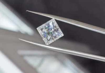1Ct CERTIFIED Natural white Diamond princess Cut D VVS1 +1 Free Gift