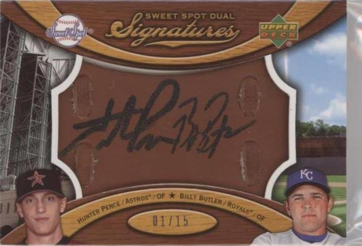 2007 Sweet Spot - Billy Butler Hunter Pence #SS2-PB