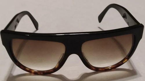 Celine CL41026/S Sunglasses Black Havana Tortoise Fade Frame Brown Gradient Lens