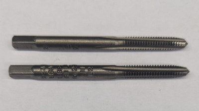 2 Magna 8 - 32 NC Hand Plug Taps CS Carbon Steel 4 Flute USA NOS #8-32 Tap