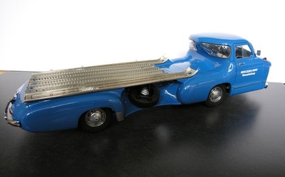 1955 Mercedes Benz Course Transporteur Voiture par Cmc en 1:18 Echelle 143 M-143