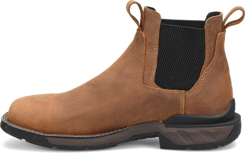 Pre-owned Double-h Boots Men's 5" Heisler Phantom Rider Square Soft Toe Romeo Work Boot Br In Medium Bro