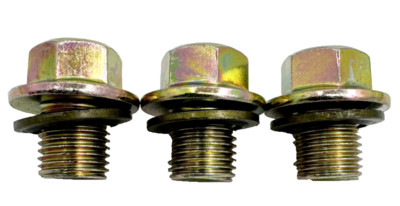 3pc 14mm-12X1.25 Oil Drain Plug 77-38X (90341-12012) for Toyota RAV4 2004-2021