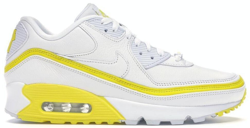 Nike Undefeated x Air Max 90 White Optic Yellow for Sale Nike Undefeated x Air Max 90 White Optic Yellow for Sale