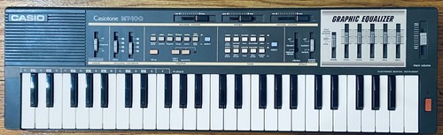Casio MT-100☆ビンテージシンセサイザー☆セミアナログ式シンセサイザー Casio MT-100 - classic Casiotone with graphic equalizer
